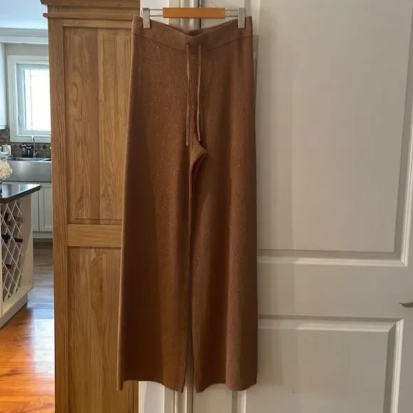 Alc. Quentin pants in toffee/rose gold new no tags luxurious joggers - Picture 5 of 11